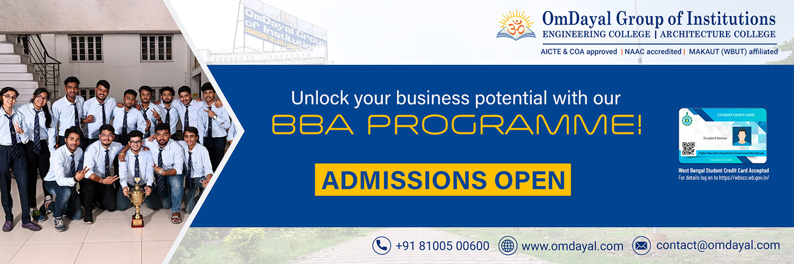 Admissions Open BBA